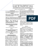 Gaceta Extraordinaria 29-2023 Publicacion Ordenanza Presupuesto 2024