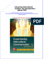 Ebook Experiencing Intercultural Communication An Introduction PDF Full Chapter PDF