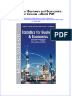 Ebook Statistics For Business and Economics Metric Version PDF Full Chapter PDF