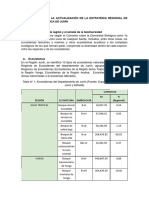 Diagnóstico para La Actualización de La Estrategia Regional de Diversidad Biológica de Junín