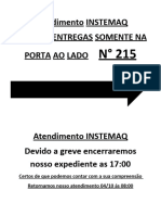 Atendimento INSTEMAQ