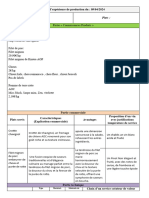 Fiche D'expérience de Production 3