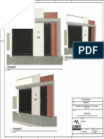 Fachada Detalhada Modelo Casa 6x25 Pespect