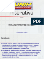 Slides de Aula - Pensamento Politico Brasileiro