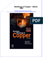 Ebook Extractive Metallurgy of Copper PDF Full Chapter PDF