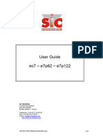 User Guide Ec7 Â - E7p62 Â - E7p122 - SIC-Venim S.R.O.