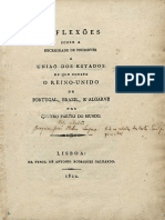 Reflexões Sobre A União Brasil-Portugal - Joaquim José Pedro Lopes e Pe. José Vicente Gomes de Moura, 1822