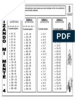 CALCULO MENTAL - 5to Abril