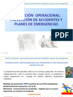 Protección Operacional: Prevención de Accidentes Y Planes de Emergencias