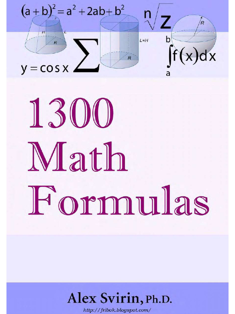 300 Math Formulas | PDF