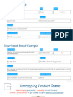 Discovery - Experiment Result Template by David Pereira