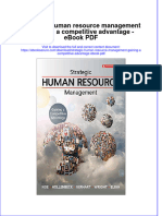 Ebook Strategic Human Resource Management Gaining A Competitive Advantage PDF Full Chapter PDF