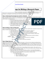 How To Write A Research Paper Example PDF