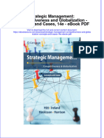 Download ebook Strategic Management Competitiveness And Globalization Concepts And Cases 14E Pdf full chapter pdf