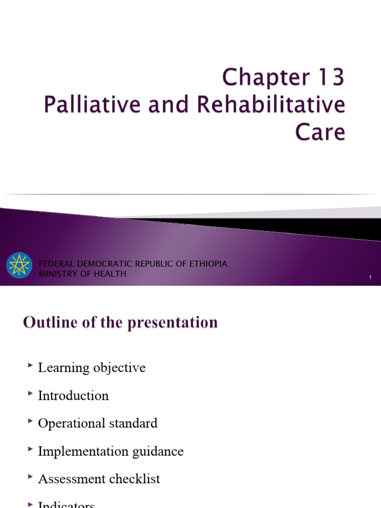 Palliative and Rehabilitation Care Guide | PDF | Palliative Care ...