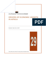 DRIVERS OF ECONOMIC GROWTH IN AFRICA