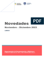 Novedades NOV DIC 2023 Libros