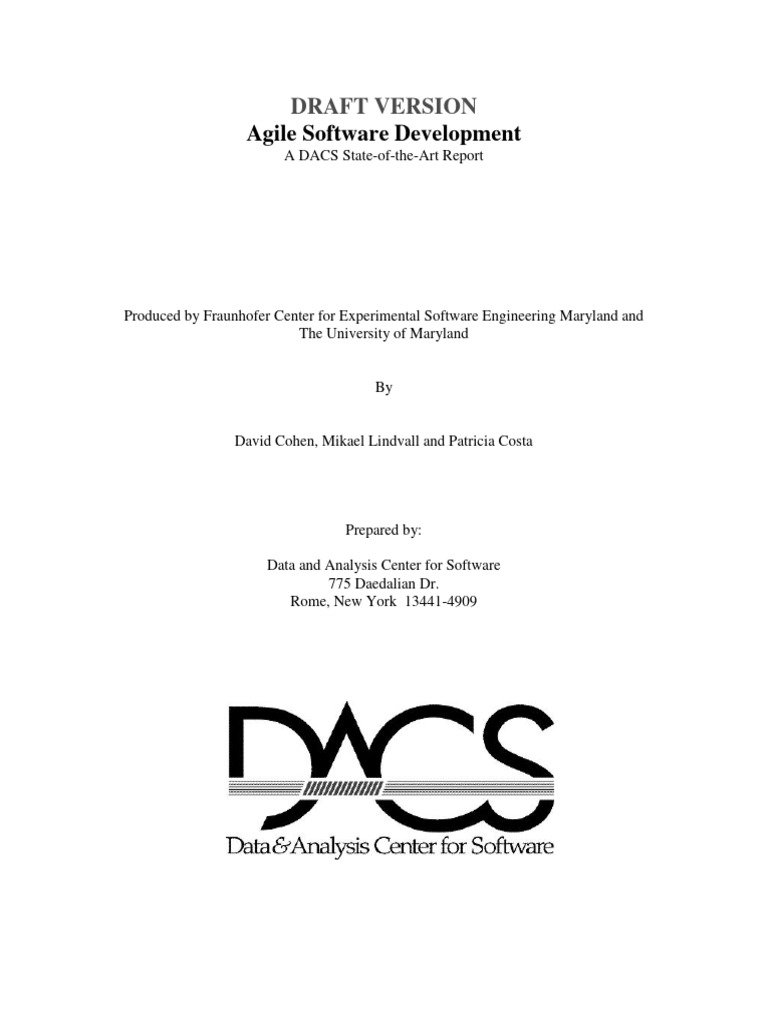 Agile Software Development Overview | PDF | Agile Software Development ...
