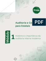 Módulo 1 - Histórico e Importância Da Auditoria Interna Moderna