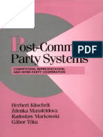 Herbert Kitschelt, Zdenka Mansfeldova, Radoslaw Markowski, Gabor Toka - Post-Communist Party Systems - Competition, Representation, and Inter-Party Cooperation