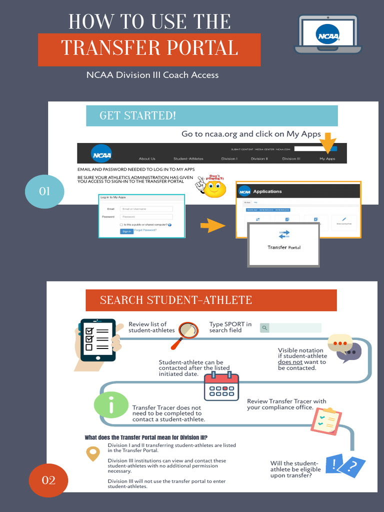 DIII Coach Guide: Transfer Portal Use | PDF