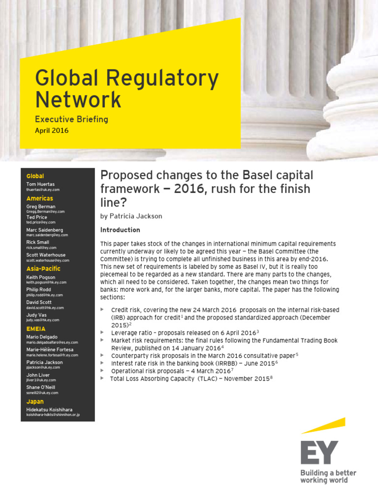 Basel Capital Framework Updates | PDF | Basel Iii | Operational Risk