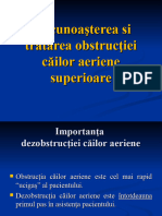 Recunoasterea Si Tratarea Obstrucţiei Căilor Aeriene Superioare