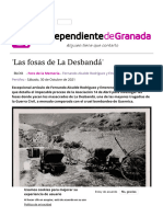 'Las Fosas de La Desbandá' El Independiente de Granada