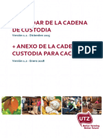 ES UTZ Chain of Custody Standard Cocoa Annex v1.2 2018