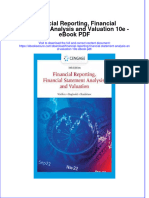 Download ebook Financial Reporting Financial Statement Analysis And Valuation 10E Pdf full chapter pdf