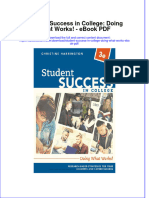 Ebook Student Success in College Doing What Works PDF Full Chapter PDF