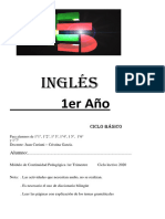 Modulo Ingles Primer Año