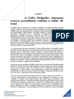 Alerta Ameaças Contra Jornalistas 19022024