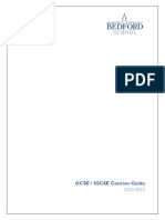 GCSE IGCSE Booklet 2020