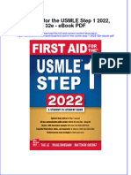 Ebook First Aid For The Usmle Step 1 2022 32E PDF Full Chapter PDF
