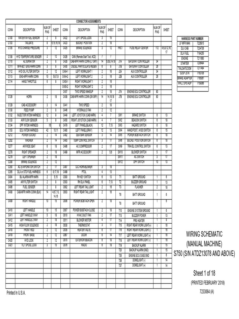 S750 Elec STD 7233064-A | PDF | Throttle | Manufactured Goods
