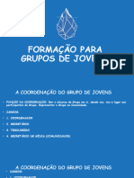 Formação para Grupos de Jovens