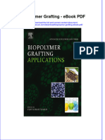 Download ebook Biopolymer Grafting Pdf full chapter pdf