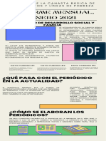 Infografía de Periódico Moderno Ordenado Colorido