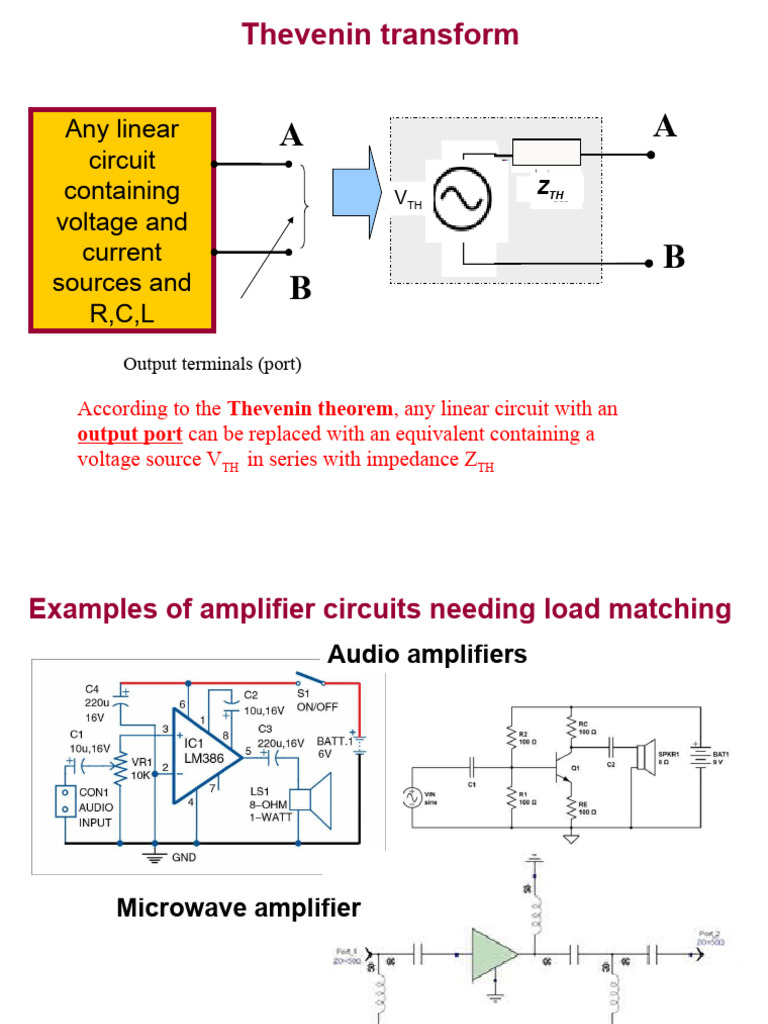 13 AC Thevenin & Norton Transforms (1) - Tagged | PDF | Electrical ...