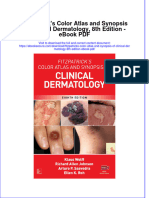 Ebook Fitzpatricks Color Atlas and Synopsis of Clinical Dermatology 8Th Edition PDF Full Chapter PDF