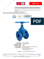 Fiche Technique Vanne A Opercule Caoutchouc Acs f4 FSH Brides pn10-16