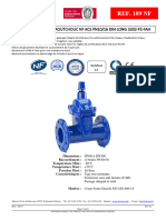 Fiche Technique Vanne A Opercule Caoutchouc NF Acs f5 Fah Brides pn10-16