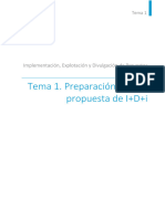 Tema 1. Preparación de Una Propuesta de I+D+i