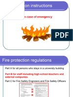 Grundunterweisung Brandschutz Englisch