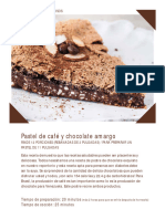 11 Pastel de café y chocolate amargo (Articulo) autor Cornerstones4Care