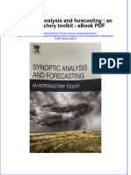 Ebook Synoptic Analysis and Forecasting An Introductory Toolkit 2 Full Chapter PDF