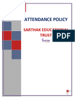 Updated Attendance Policy Final