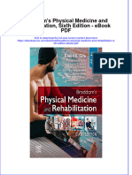 Ebook Braddoms Physical Medicine and Rehabilitation Sixth Edition PDF Full Chapter PDF