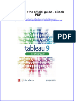Download ebook Tableau 9 The Official Guide Pdf full chapter pdf